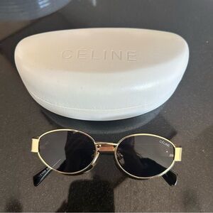 Gold and Black Sunglasses